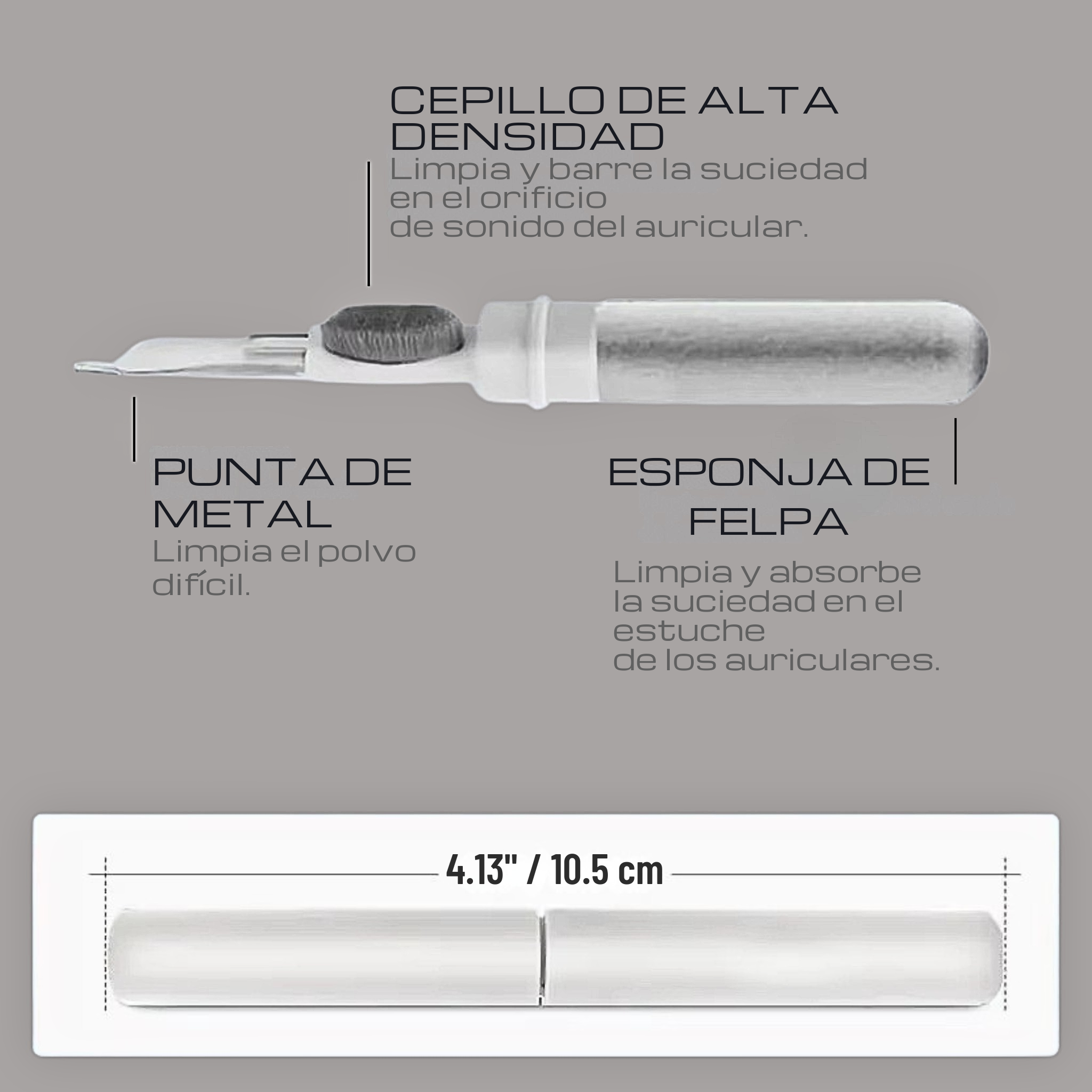 Cleaner Kit Earbuds 3 en 1